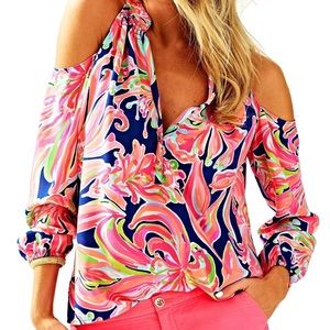 Lilly Pulitzer Sunny Shoulder Elsa Top